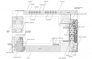 plano jardin hita