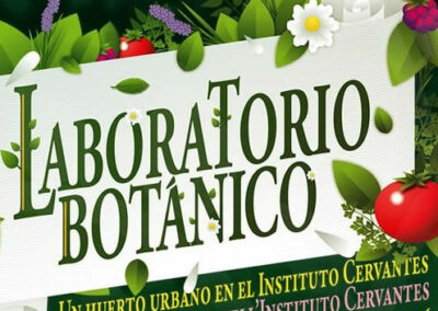 Huerto urbano en el Instituto Cervantes de Roma